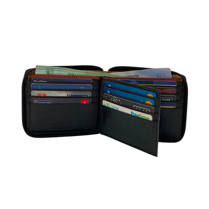 Fullzip leather mens Wallet #1261Z