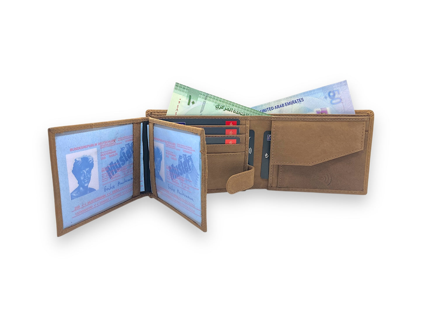 VIP Vintage Men's Bifold Wallet # RFID 1013C