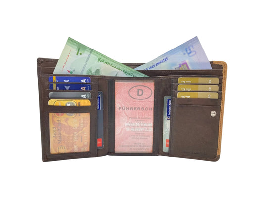 Women's Multi-Color Leather Wallet  # 1681