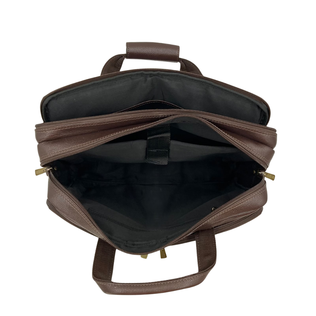 Expandable Leather Laptop Organiser Premium  # 2818