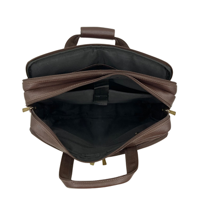 Expandable Leather Laptop Organiser Premium  # 2818