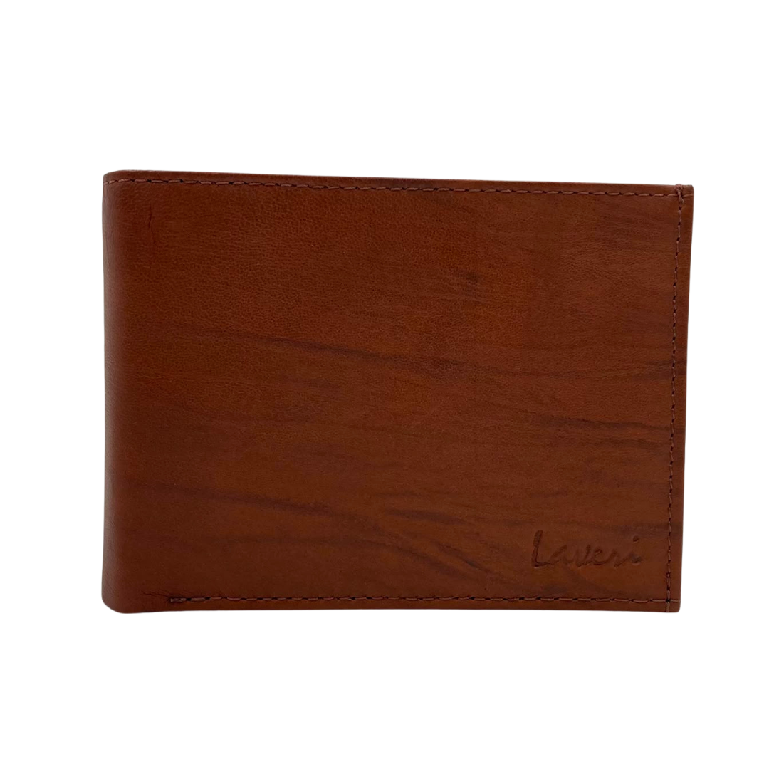 Antq, Smooth Leather Wallet With Inside Leather Lining # 1888