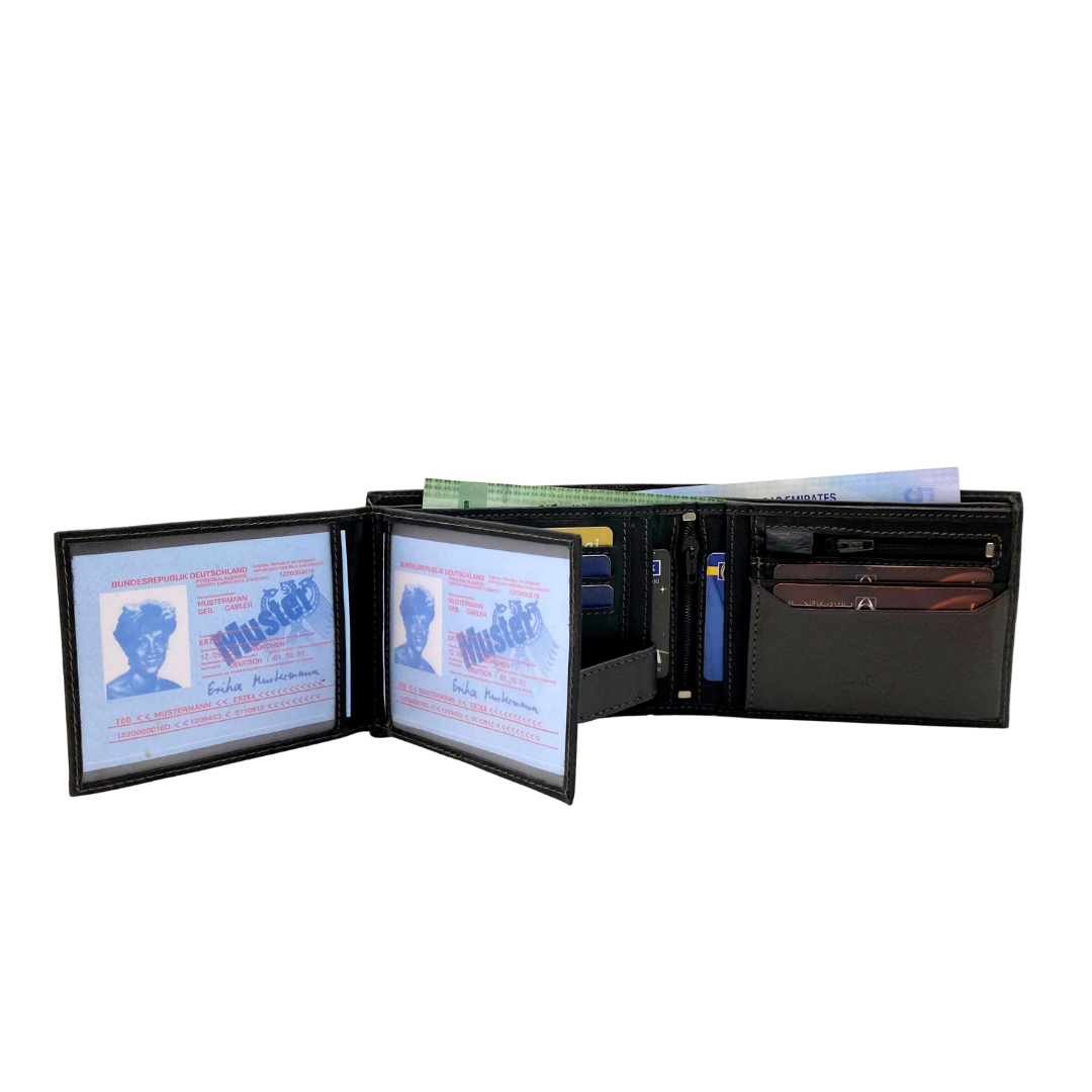 Shield Collection Bifold RFID Wallet # 1645