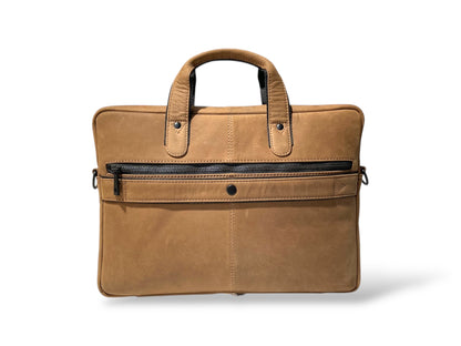Ultra Light Premium Vintage Leather Laptop Bag #2817Z