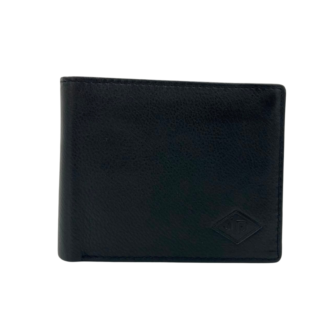 Mens Genuine Leather Mens wallet Leather Lined Bi fold Wallet For Men # JD 1820