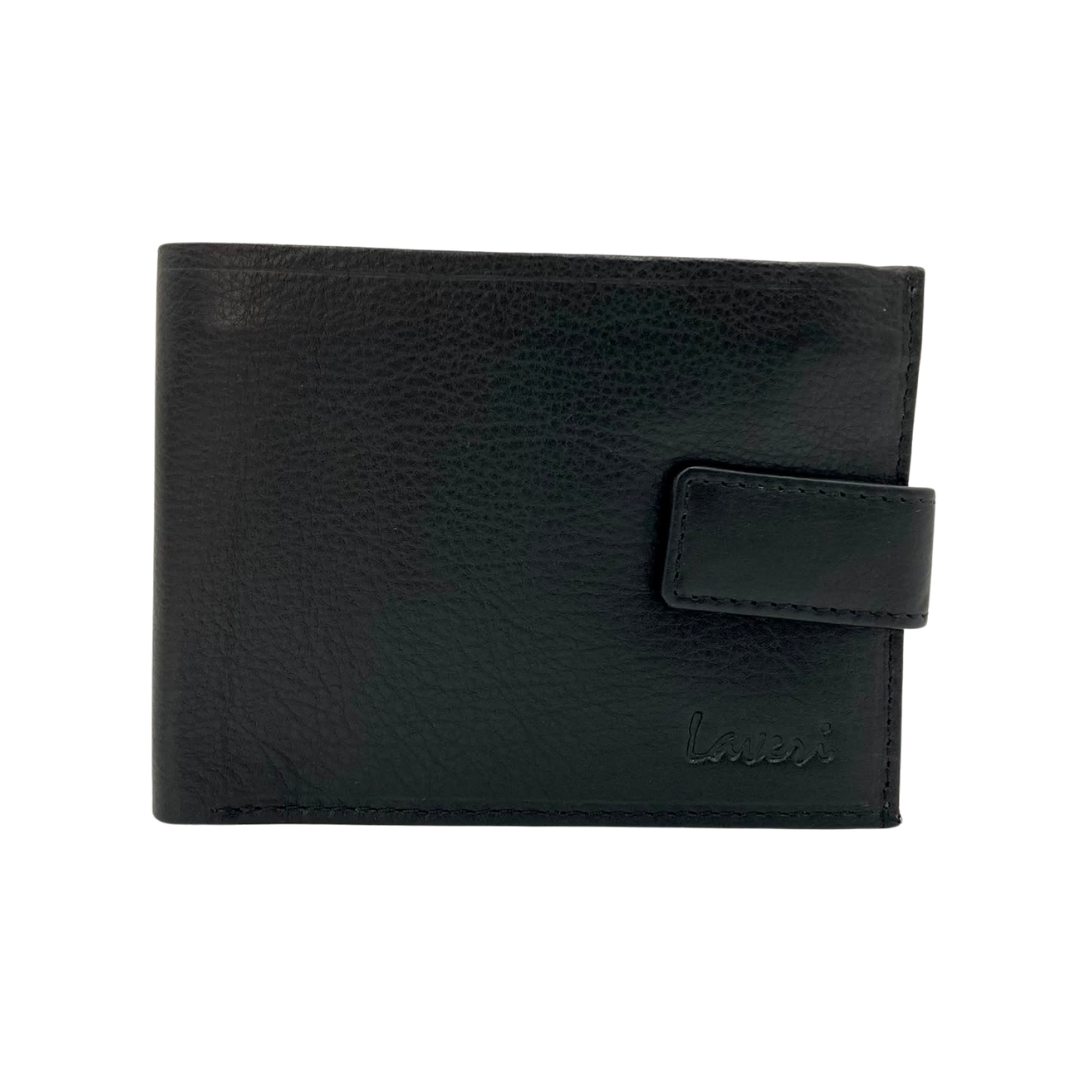 Antq, Smooth Leather Wallet With Inside Leather Lining # 1888L