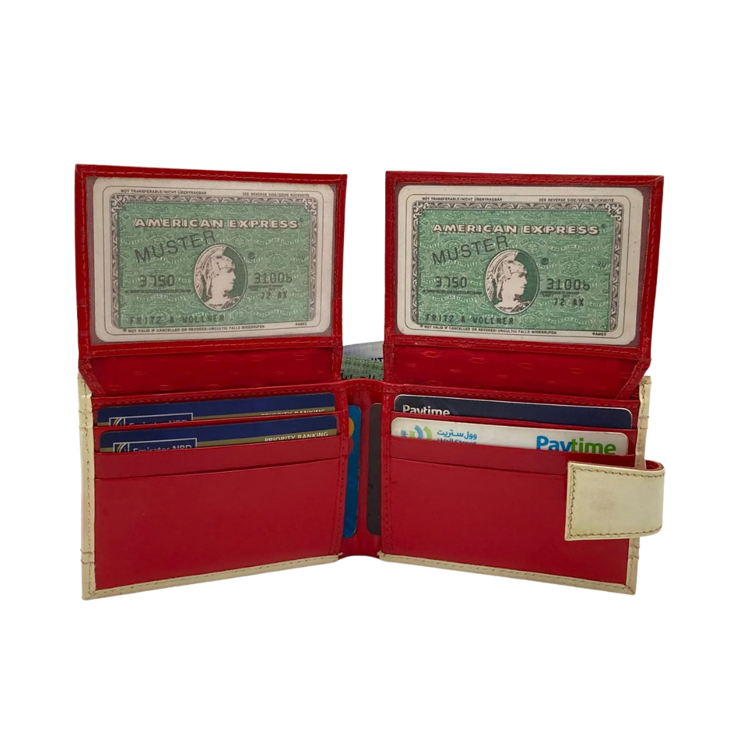 Classic Men's Waterproof Bifold Leather Wallet with Flip ID Window #1729 L (D.L.)