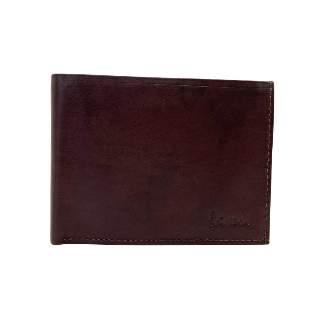 Antq, Smooth Leather Wallet With Inside Leather Lining # 1886C