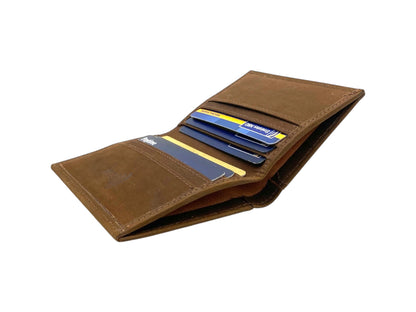 Slim Photo-ID Bifold Cards & Cash Wallet # RFID 1274AM