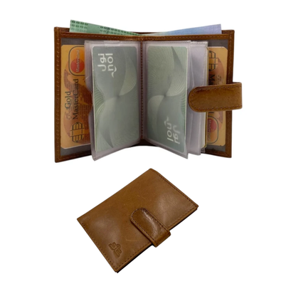 Card Case Small Size Wallet 20 Card Album Loop Lock # 1865ML