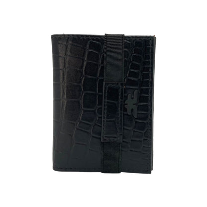 RFID Compact Trifold Cards & Cash Wallet #  1891 Elastic