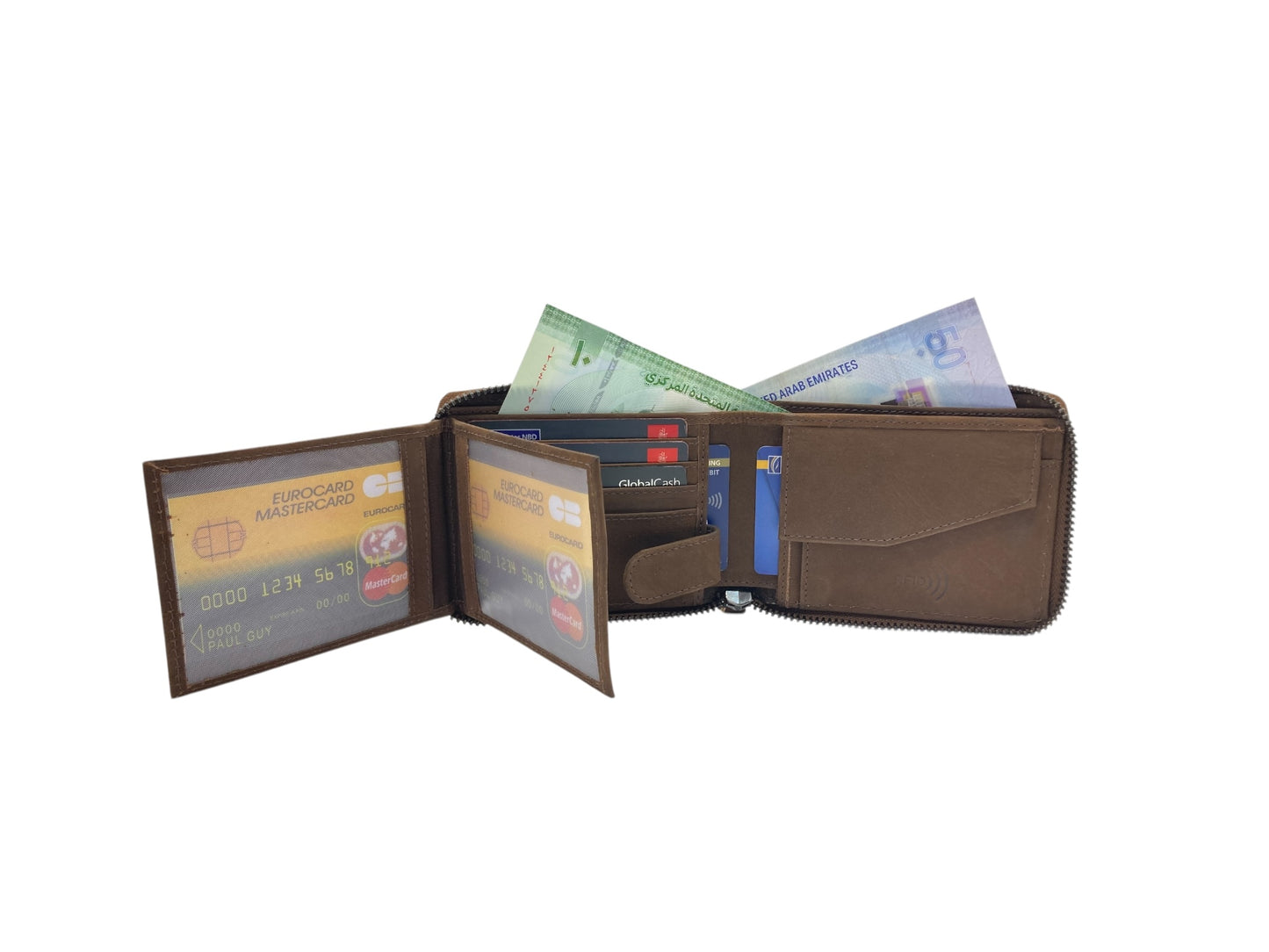 VIP Vintage Men's Fullzip Wallet # RFID 1013CZ