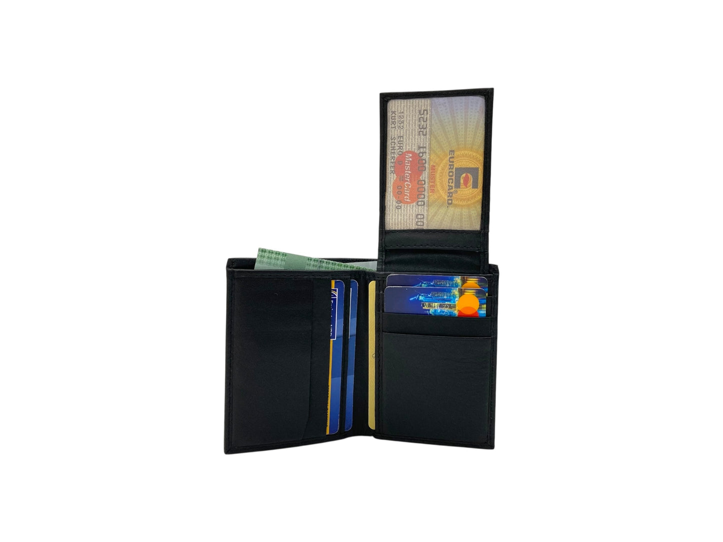 Small Bifold Cards Wallet # RFID 4017 ELASTIC