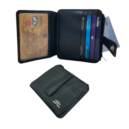 Card Case & Cash Wallet Compact Size 12 Card Space # 4029SN