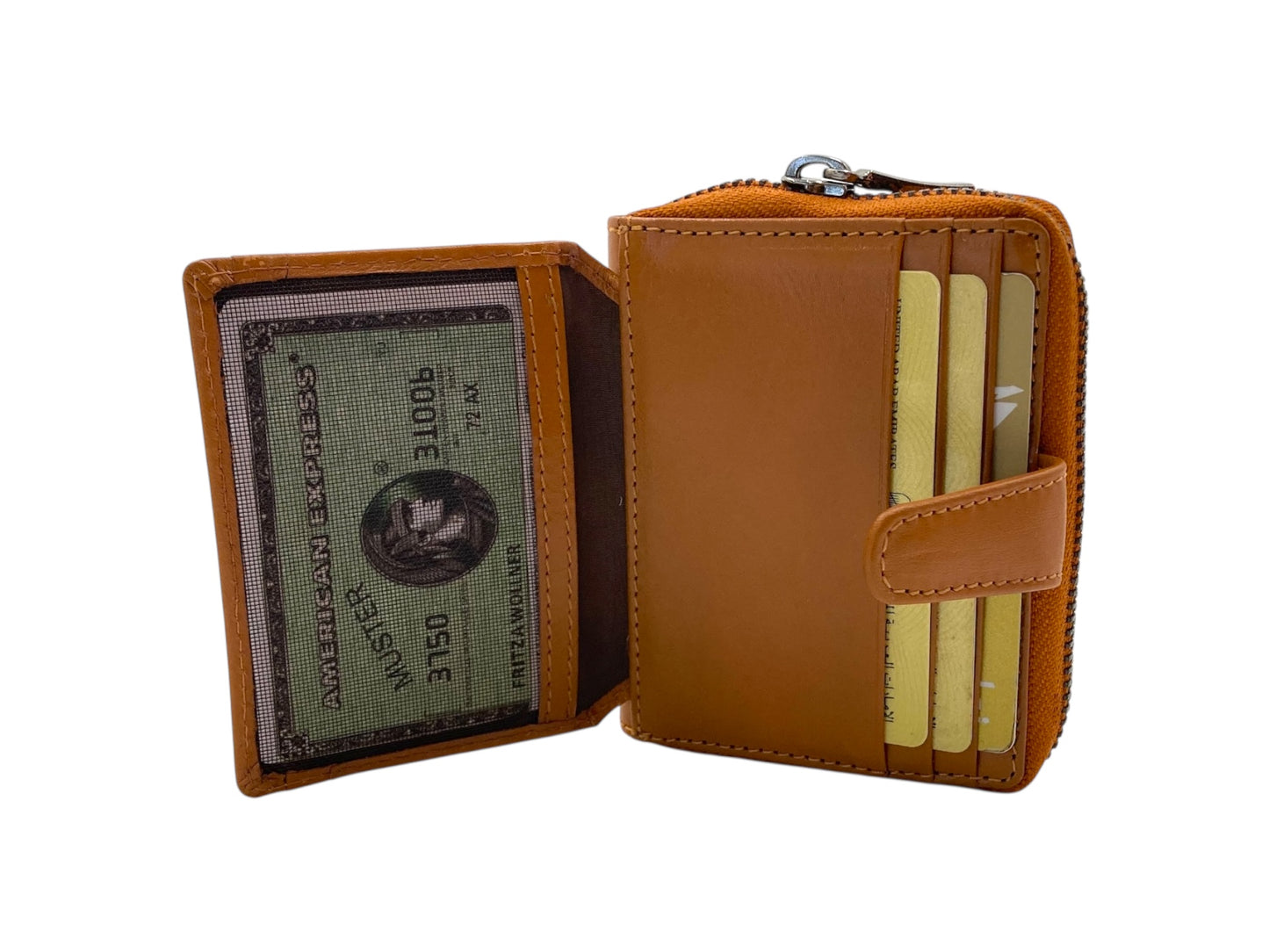 Full zip Credit Cards & Cash With RFID # 4676