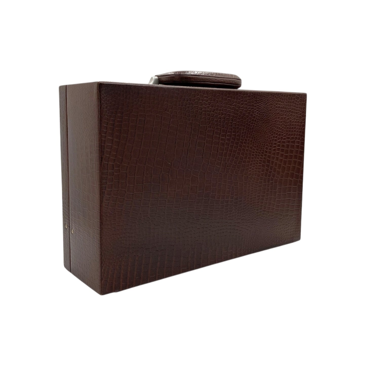 Leather Brief case Double Lock, Perfume box and Document Bag
