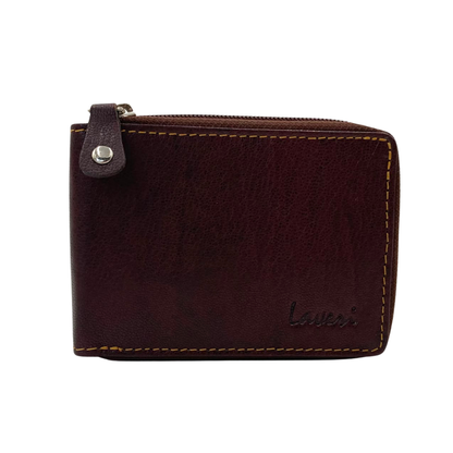 Fullzip leather mens Wallet #1756Z