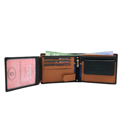 Shield Collection Bi-Fold RFID Wallet # 4021C