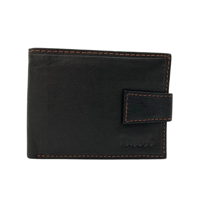Mens Genuine Leather Mens wallet Leather Lined Bi fold Wallet For Men # 1981L