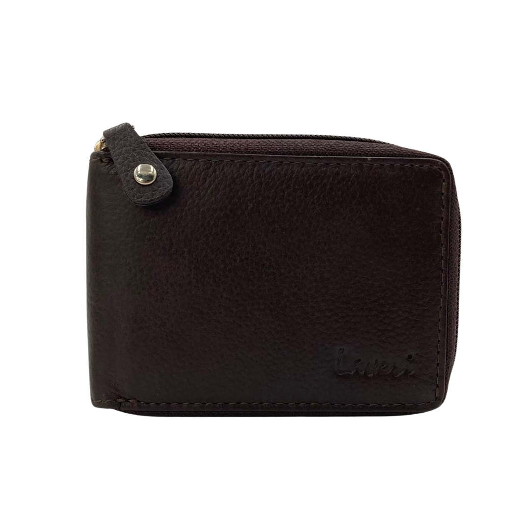 Fullzip leather mens Wallet #1756Z