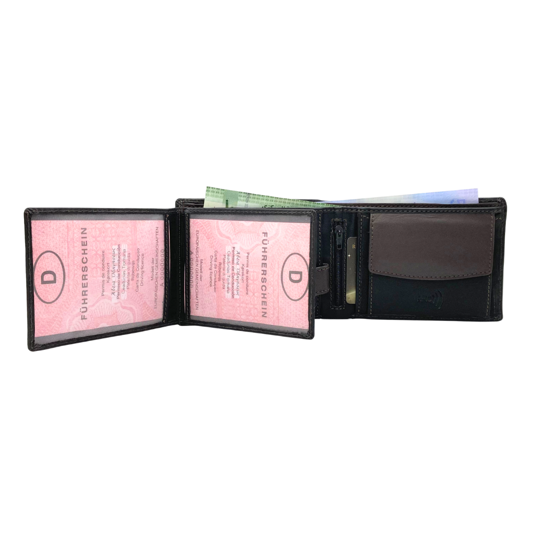 Shield Collection Bifold RFID Wallet # 1644