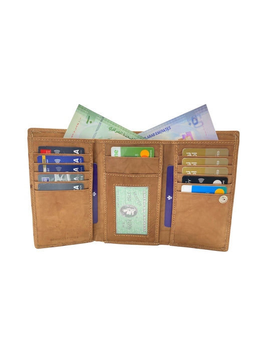 Women's Multi-Color Leather Wallet  # 1839