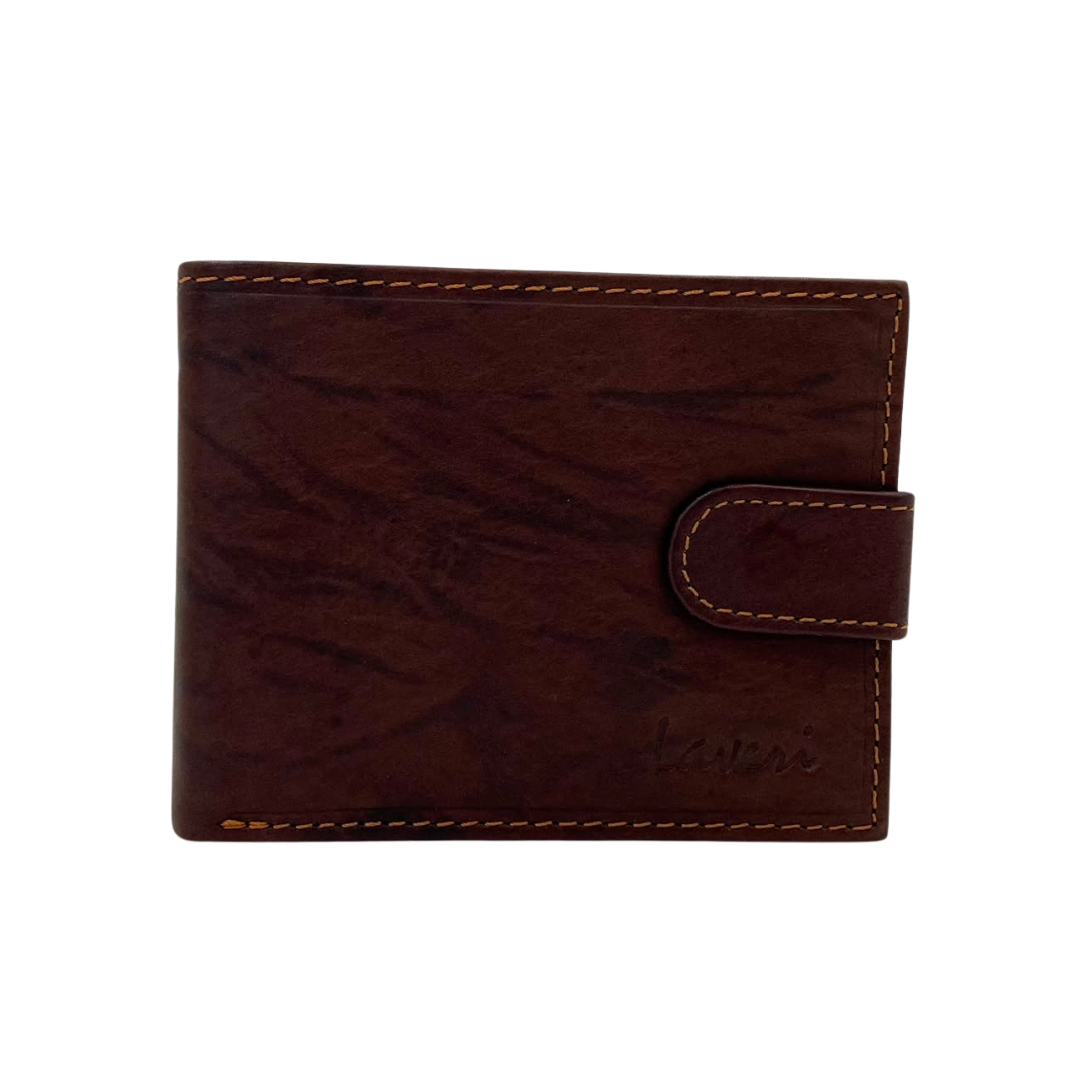 Antq, Smooth Leather Wallet With Inside Leather Lining # 1981CL