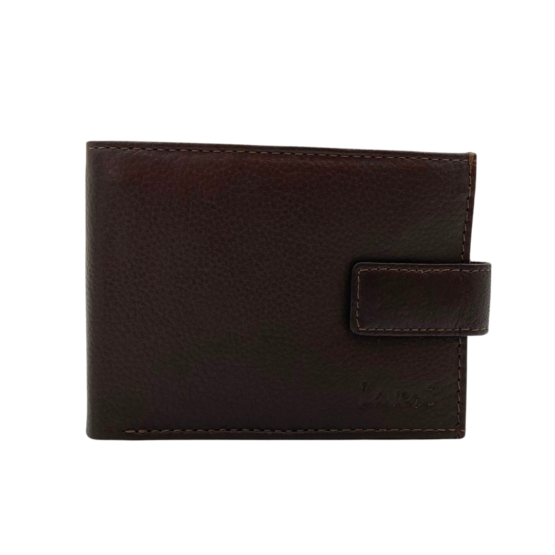 Antq, Smooth Leather Wallet With Inside Leather Lining # 1888L