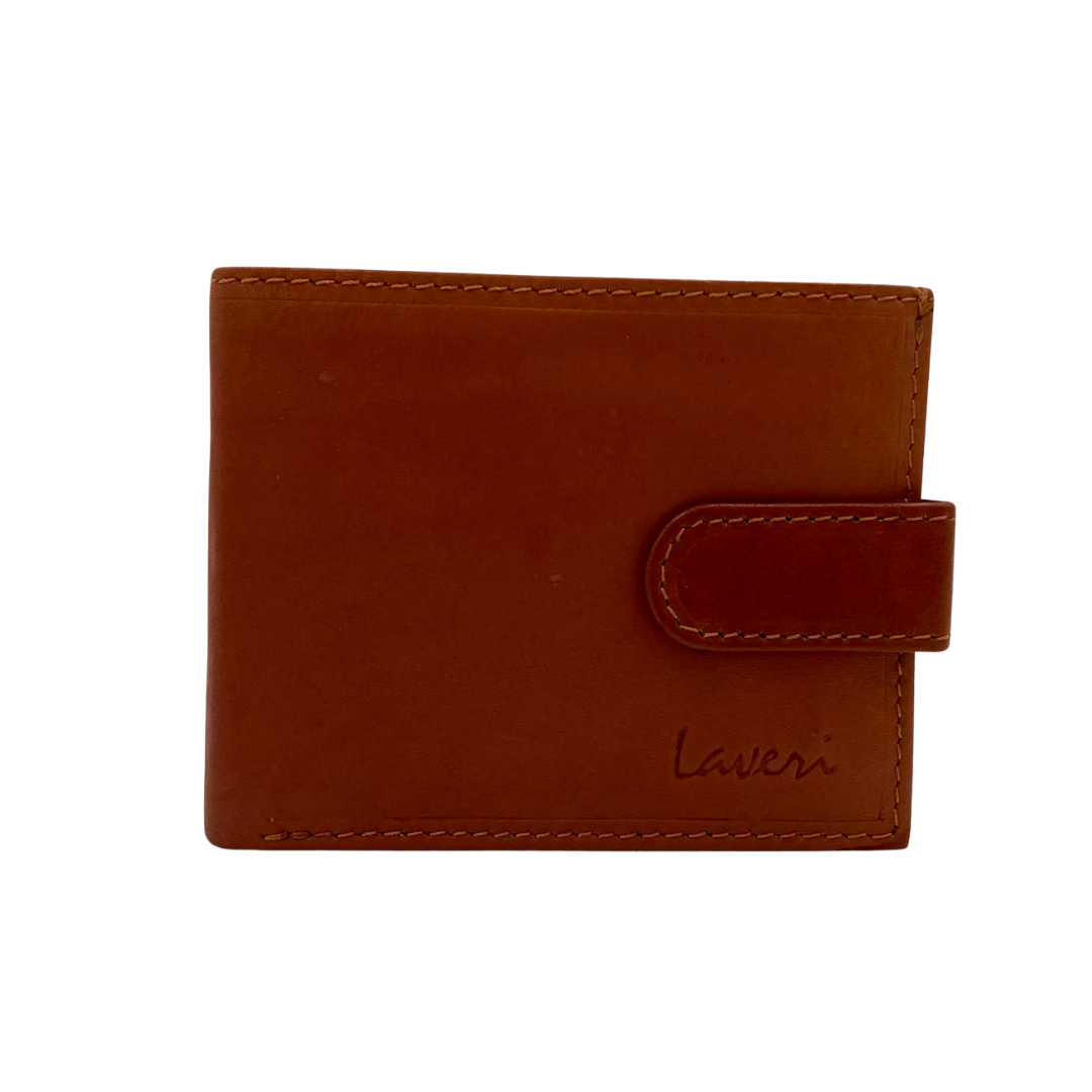 Mens Genuine Leather Mens wallet Leather Lined Bi fold Wallet For Men # 1005CL
