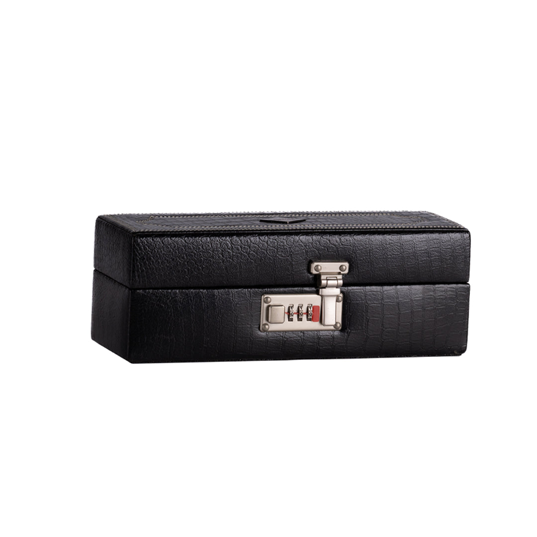 4 Slot Genuine Leather Premium Watch Box