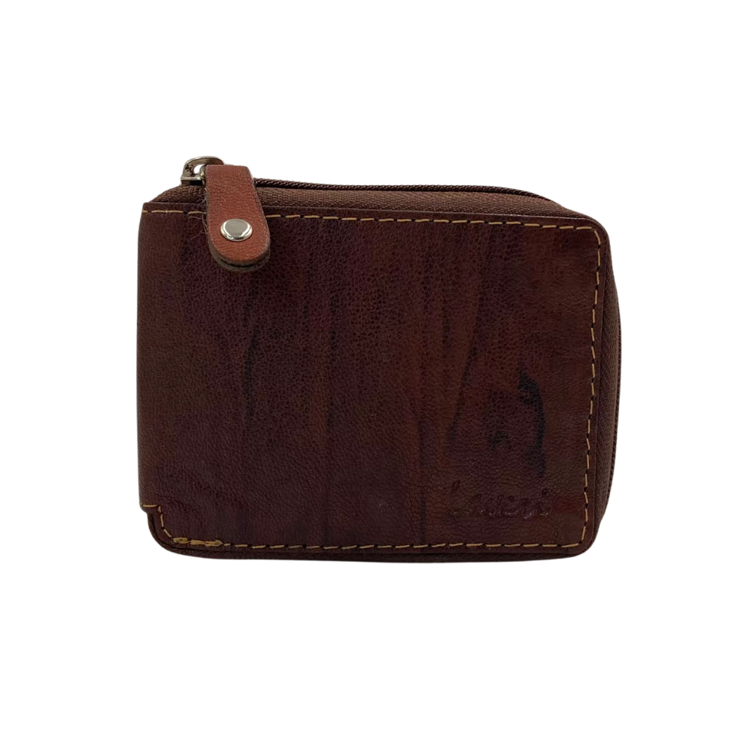 Fullzip leather mens Wallet #1541Z