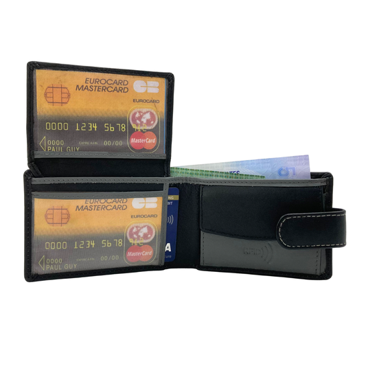 Shield Collection Bi-Fold RFID Wallet # 627CL