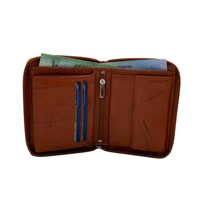 Fullzip leather mens Wallet #4263CZ