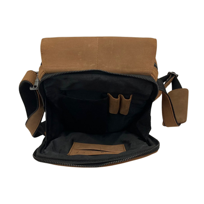 Leather Crossbody/Messenger Bag # 2353Z