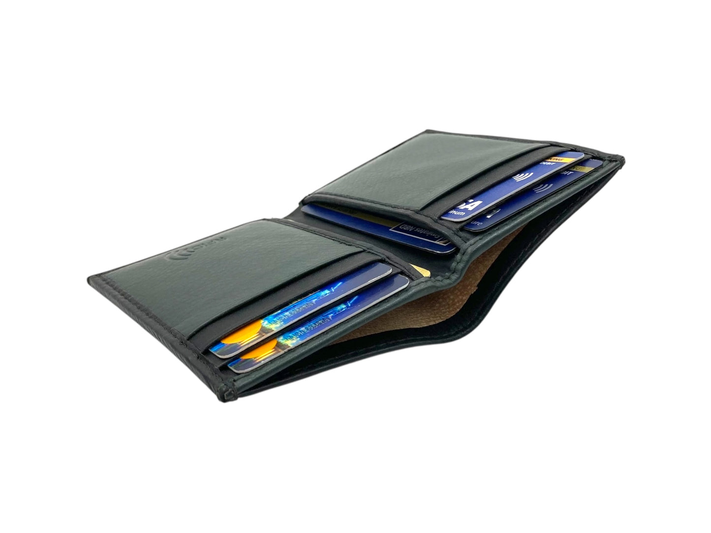 Slim Bifold Cards & Cash Wallet # RFID 1977