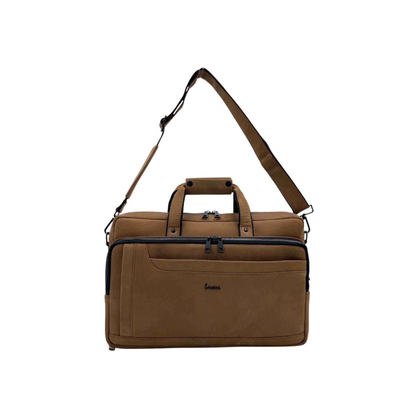 City Expandable Classic Vintage Leather Laptop Bag # 2868