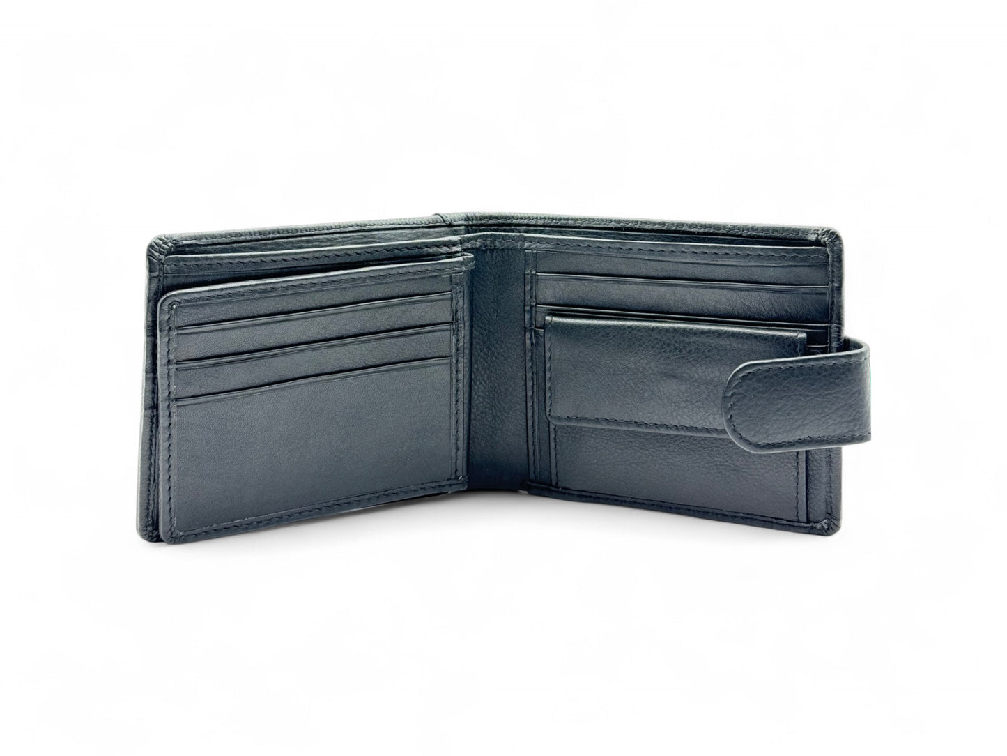 Smooth Premium 16 Card Billfold RFID Wallet |Coin Pocket | Loop #4094CP