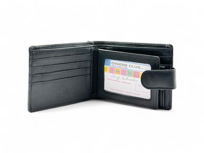 Smooth Premium 16 Card Billfold RFID Wallet |Coin Pocket | Loop #4094CP