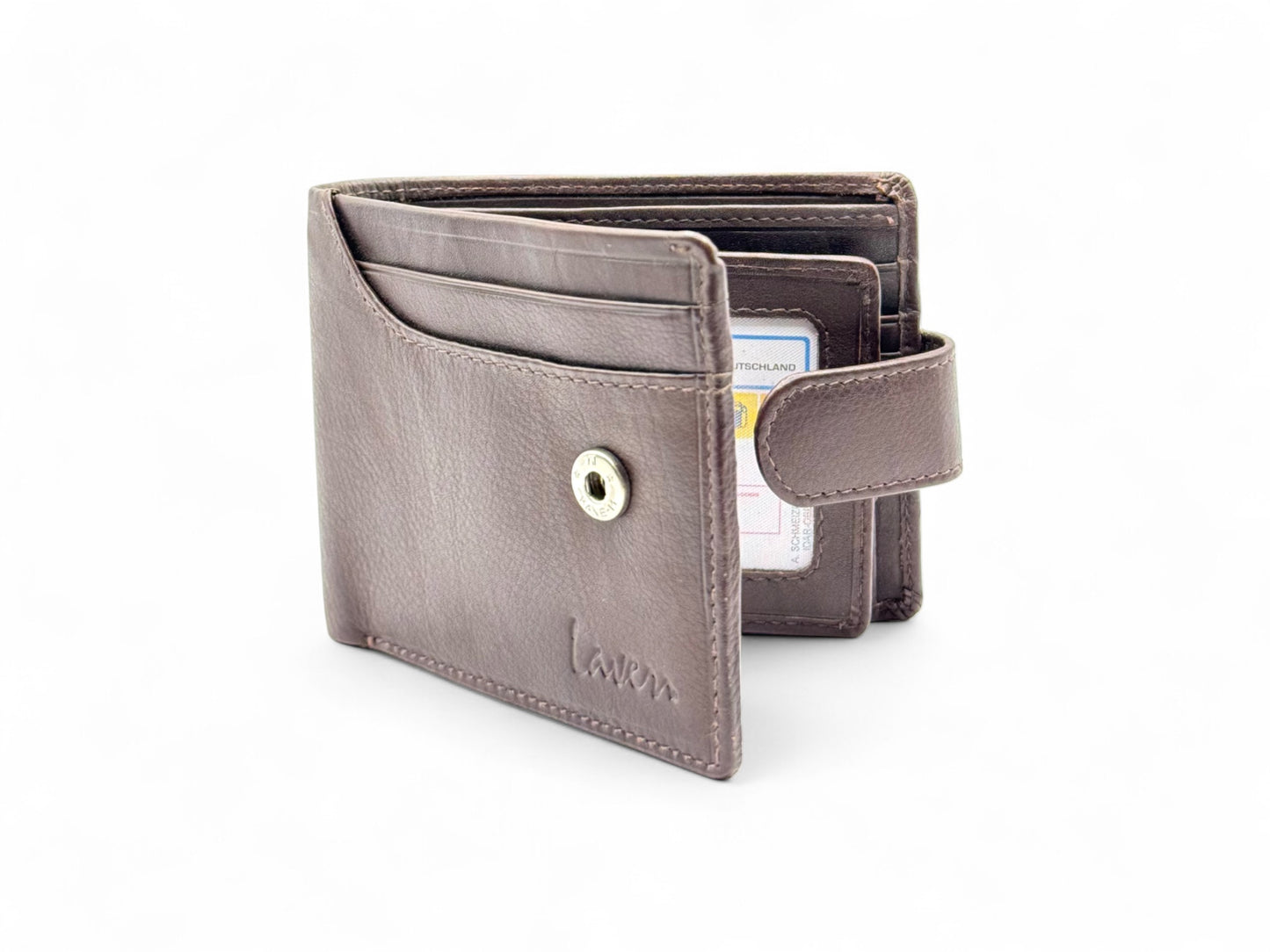 Smooth Premium 16 Card Billfold RFID Wallet |Coin Pocket | Loop #4094CP