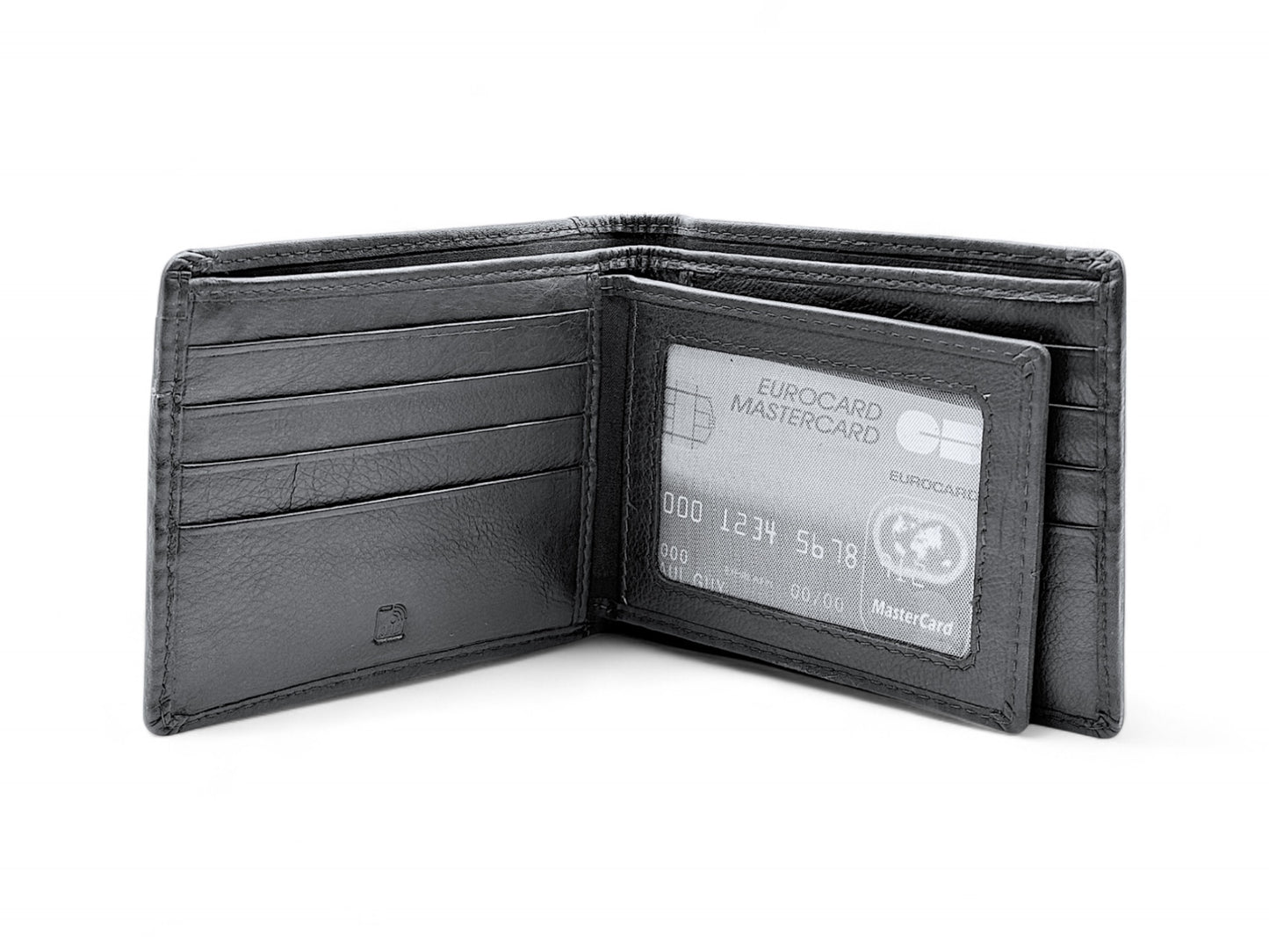 Smooth Premium 16 Card Billfold RFID Wallet #4094CC