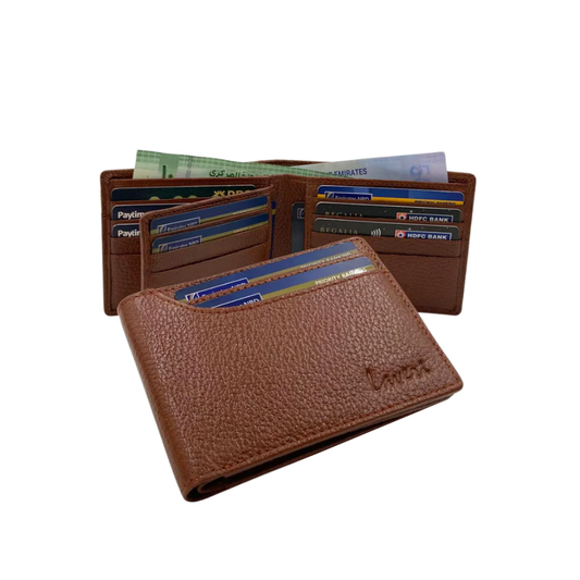 Pebble Texture 12 - 14 Card Billfold Wallet # 4094N