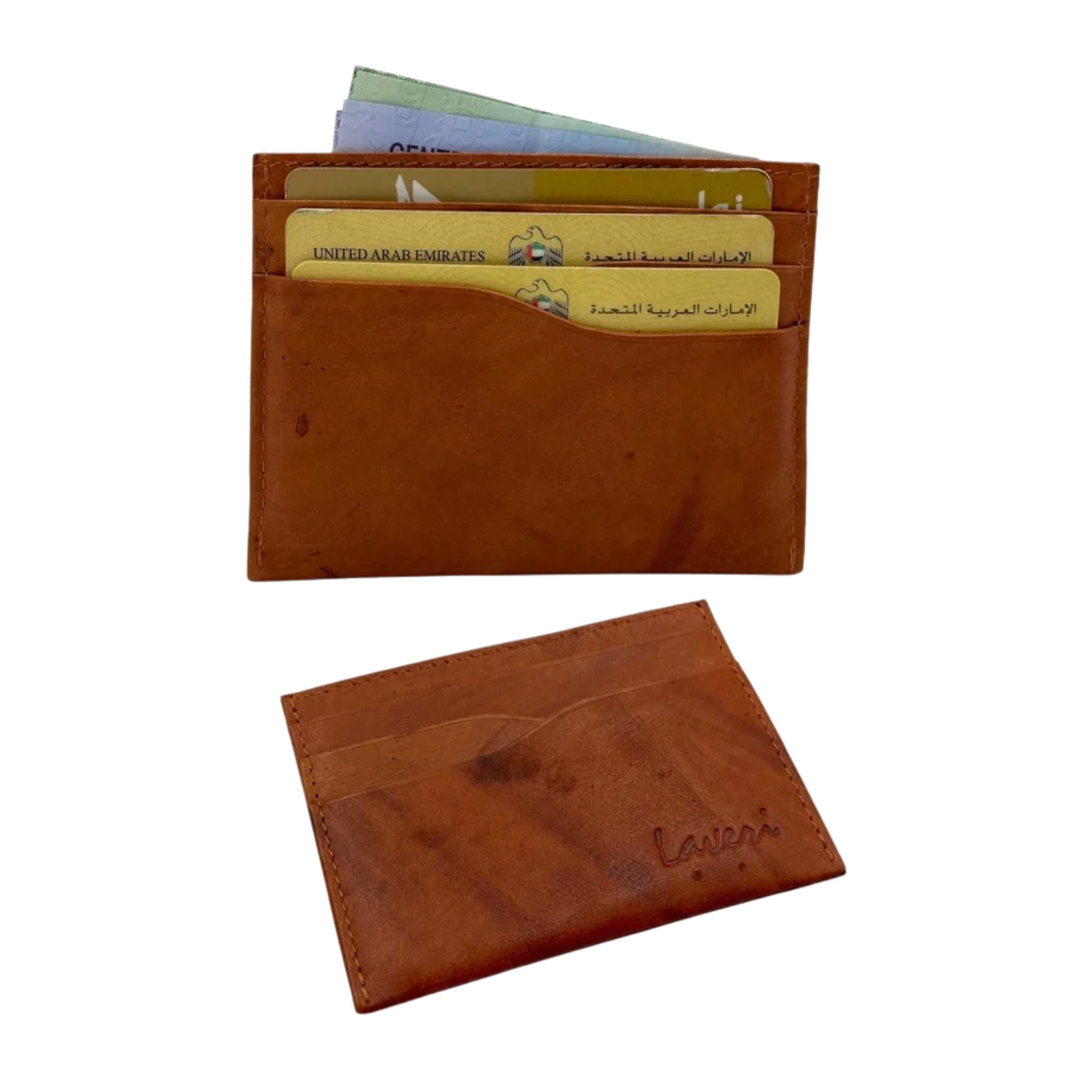 Slim Genuine Leather Credit Card Holder # 4257