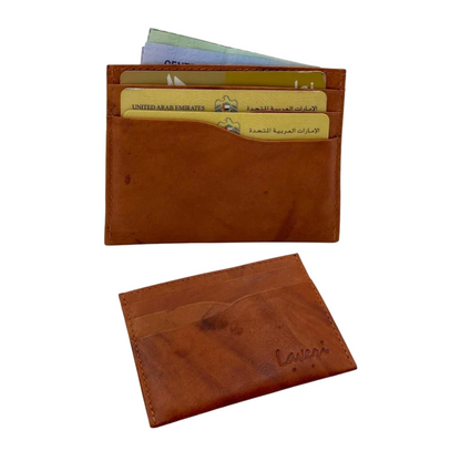 Slim Genuine Leather Credit Card Holder # 4257