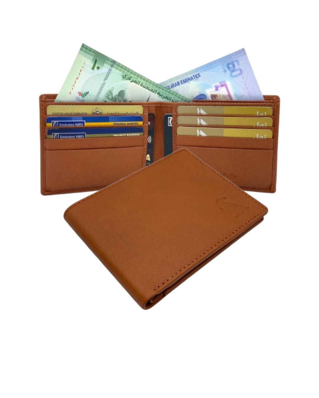 VacaPelle 10-12 Card Billfold Genuine Leather Wallet # 4662