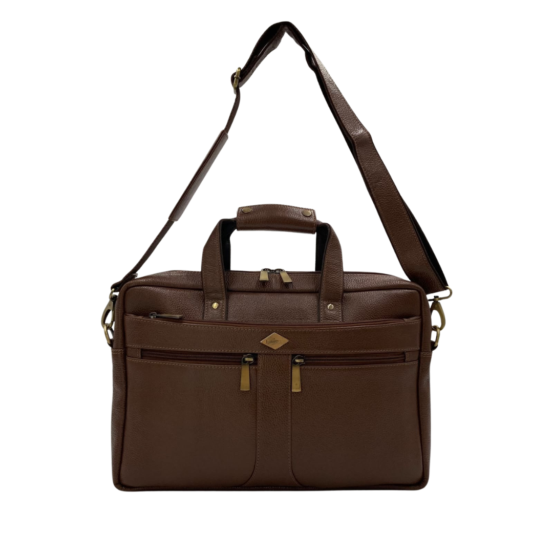 Expandable Leather Laptop Organiser Premium  # 2816