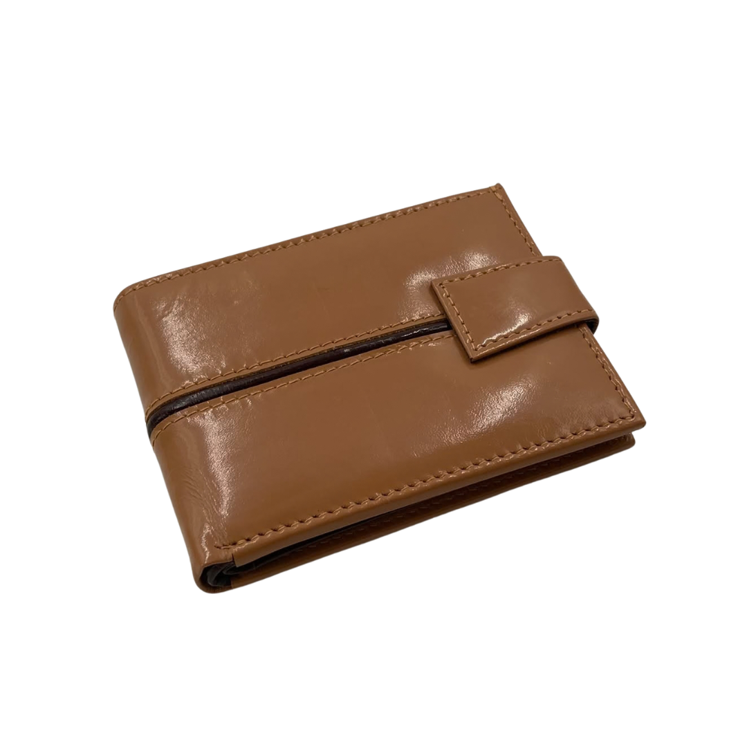 Classic Men's Waterproof Bifold Leather Wallet with Flip ID Window #1728L (C.L.)