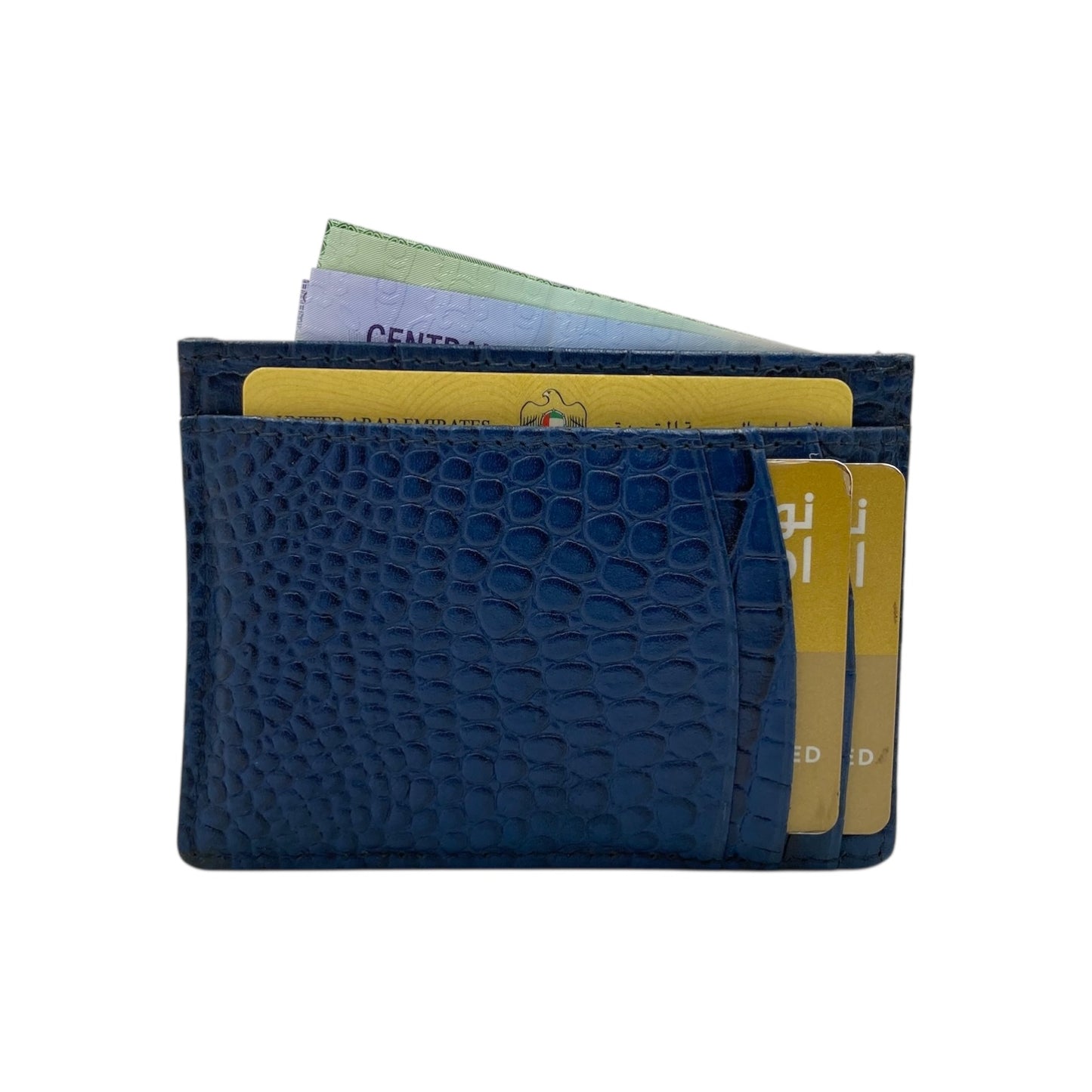 Super Slim Soft Genuine Leather Card Holder, Mini Credit Card Wallet # 1598N
