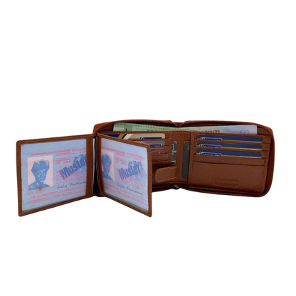 Pebble Texture 8 Card Billfold Wallet # 1013Z