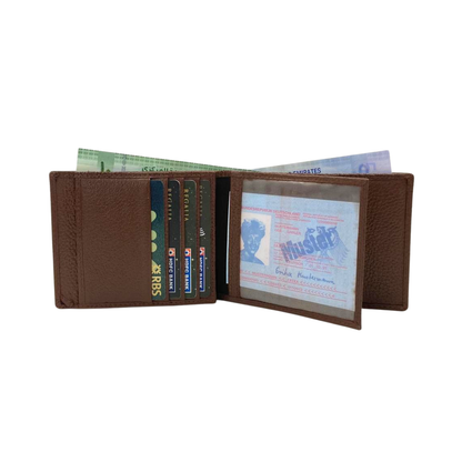 Pebble Texture 8 Card Billfold Wallet # 1888