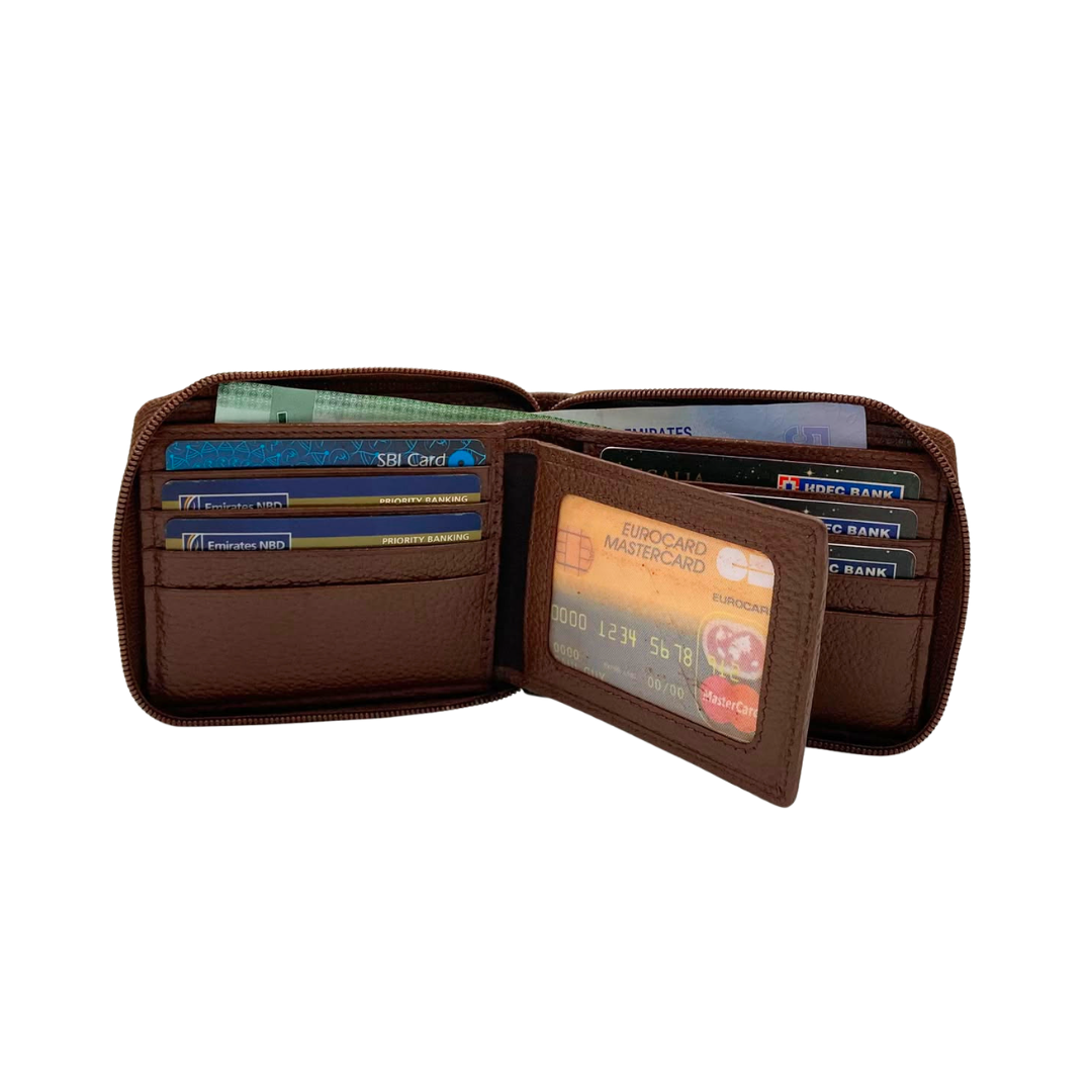 Pebble Texture 8 Card Billfold Wallet # 4094NZ.2